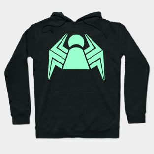 Teal-Spider Hoodie